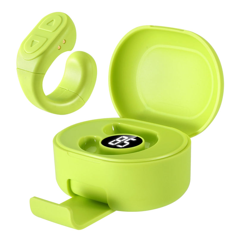 Upgrade TikTok Ring, Kindle Holder with Remote Page Turner, TIK Tok Scrolling Ring, Bluetooth Camera for iPhone, iPad, iOS Android Cell Phone-Green Green