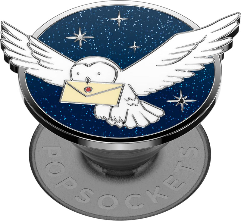 POPSOCKETS Phone Grip with Expanding Kickstand, Harry Potter - Enamel Hedwig Adhesive