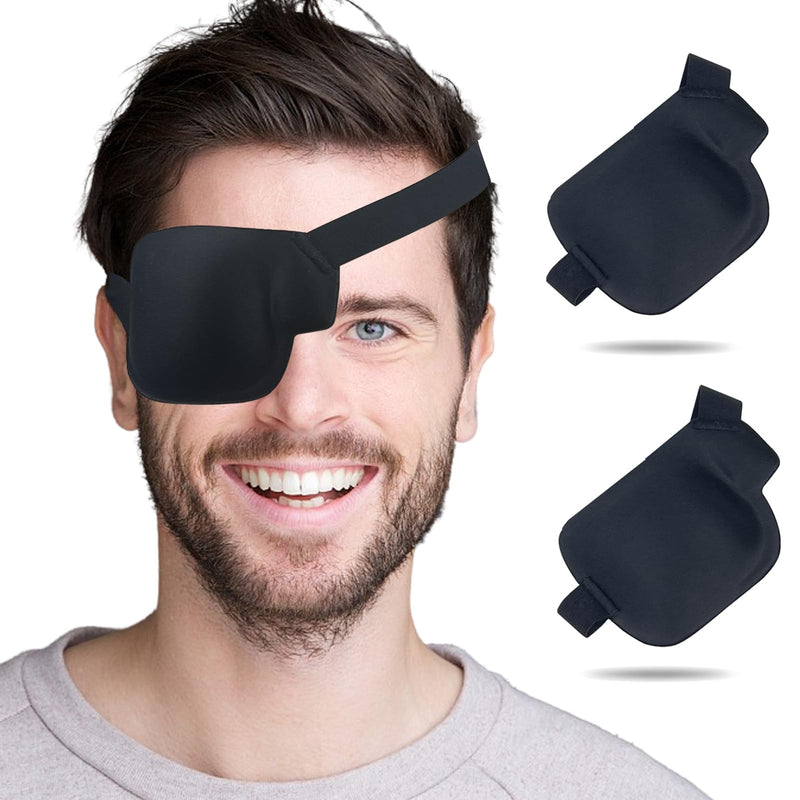 Eye Patch, 2PCS Medical Eye Patches for Adults Kids, 3D Amblyopia Lazy Eye Patches for Right Eye (Right)