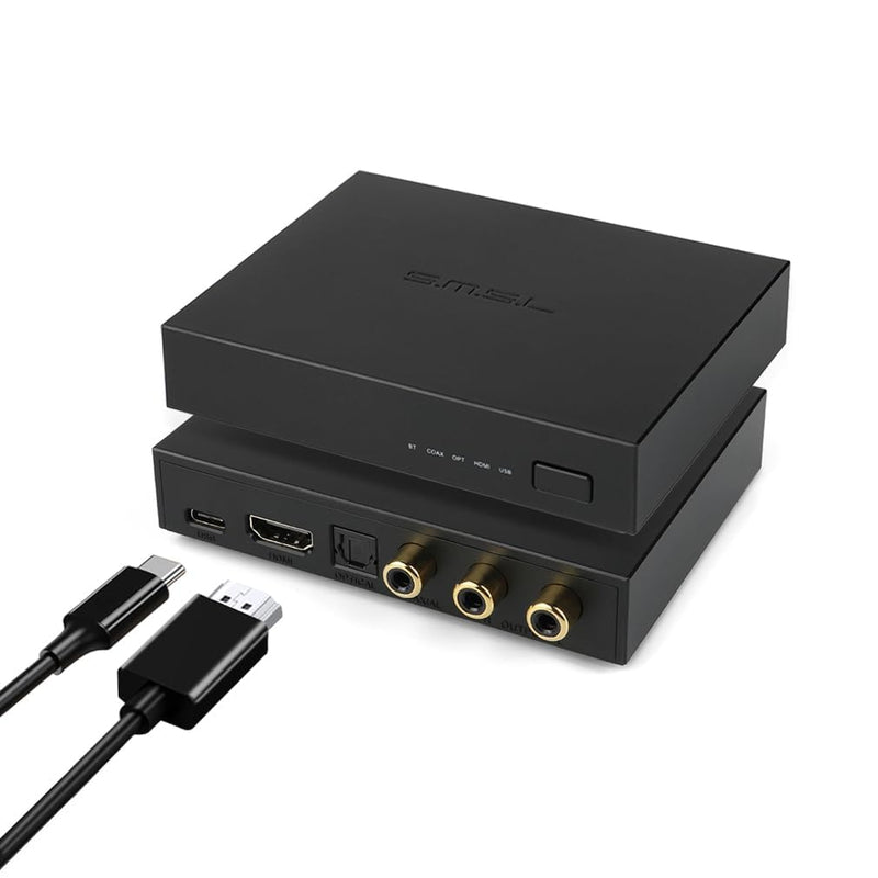 [AUSTRALIA] - SMSL PS100 Digital to Analog Audio Converter, USB/Optical/Coaxial/HDMI ARC to Stereo L/R RCA Output DDC Digital Toslink SPDIF 192kHz DAC Converter for PS5/HDTV/DVD/Blu-Ray Players/Home Cinema Systems 