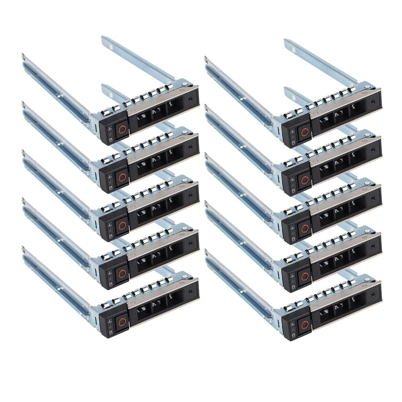 10-Pack Hard Drive Bracket 2.5" SSD Bracket DXD9H 0DXD9H Hard Drive Caddy | Compatible for Dell PowerEdge 16th Generation T560 R660 R6615 R6625 R7615 R7625 R760 R760xs R860 R960 HS5610 HS5620 DXD9H-10 PACK