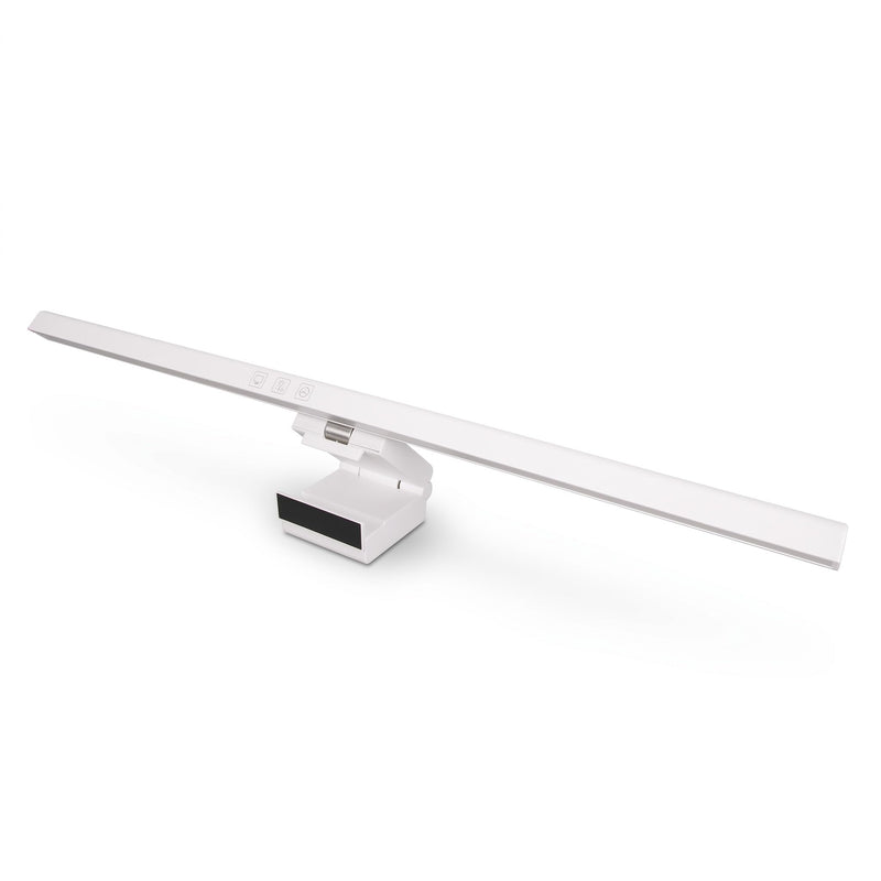 Dpofirs Computer Monitor Light Bar, Anti Glare Eye Caring LED Computer Monitor Lamp, Easy Installation, Support Infinite Dimming, Touch Control, USB Charging (White) White