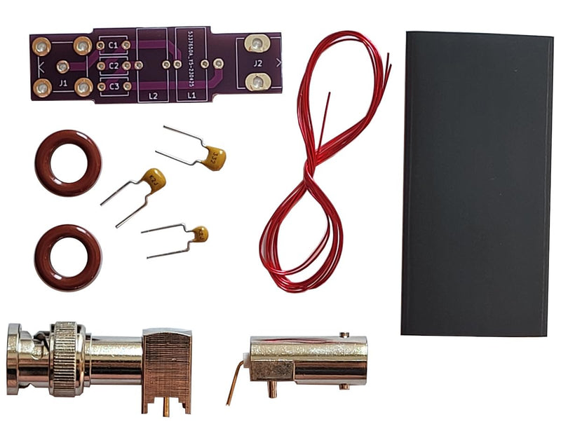 [AUSTRALIA] - K9DP QRP AM Broadcast Interference BCI Filter Male/Female BNC Kit - Compatible with Xiegu X6200, X6100, X5105, G90, G106, SDR receivers, HF Amateur Radios 