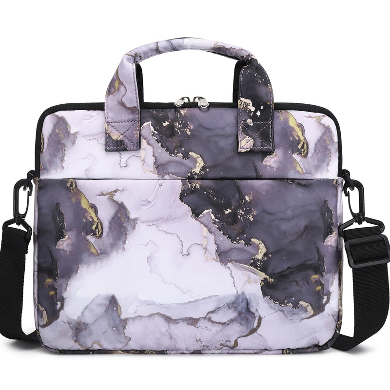 JIANYA Tablet Sleeve Bag Kids Tablet Carry Bag for iPad with Shoulder Strap Teen Youth 10-12.5 Inch Tablet Bags, Cases & Sleeves, Marble Purple Marble/ Purple