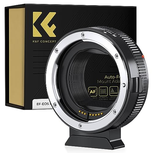 K&F Concept EF to EOS R Adapter, Auto Focus Lens Mount Adapter