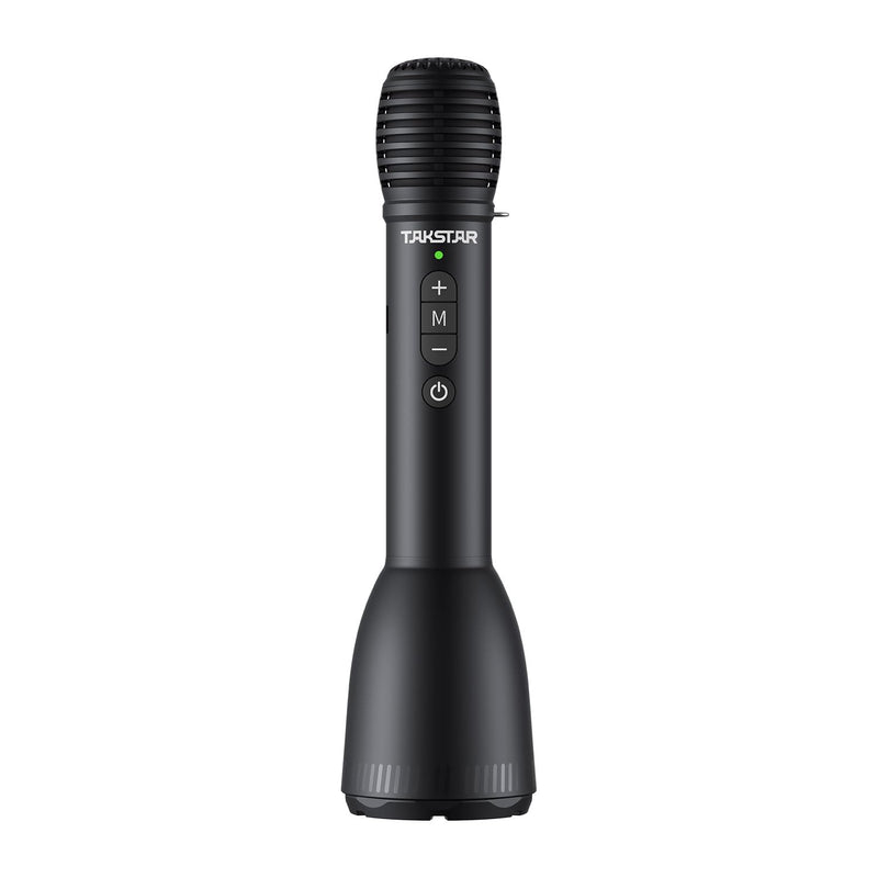 TAKSTAR 2-in-1 Bluetooth Wireless Handheld Microphone & Voice Amplifier, 7 Kinds Sound Effects, 10W Portable Mic Speaker for Karaoke Meeting Outdoor Teacher Speech Party -DA10S(Con't Connect Speaker) DA10S