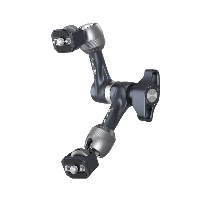 SMALLRIG 7" Rosette Magic Arm, Camera Monitor Mount, Articulating Arm with 1/4"-20 Screws and Anti-Twist Pins, Max Load Capacity 3.5kg Friction Arm, for Cameras, Monitors, LED Lights and Phones 7" Gear Magic Arm