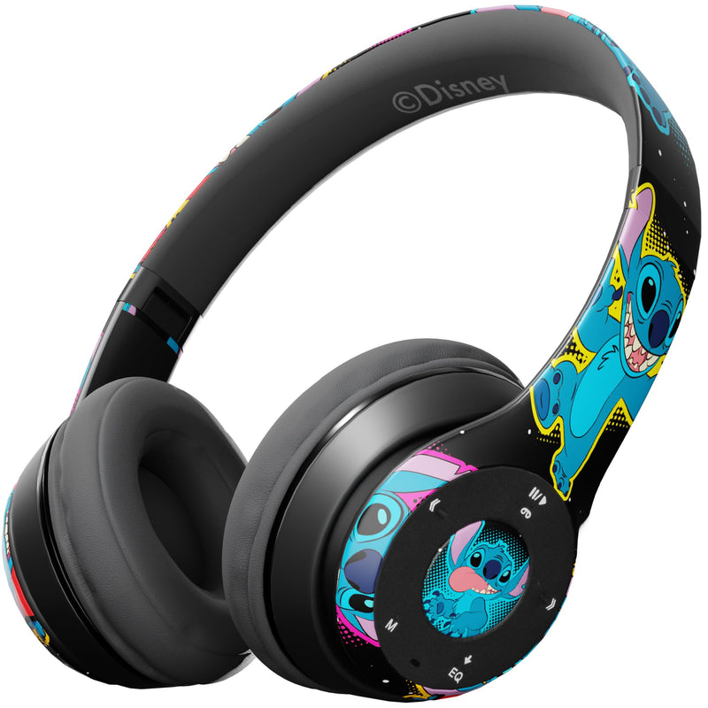iJoy Disney Lilo & Stitch Bluetooth Over-Ear Headphones, Wireless Foldable Headset with Built-in Microphone for Adults and Kids, Comfortable Auriculares: Electronics Stitch Galactic