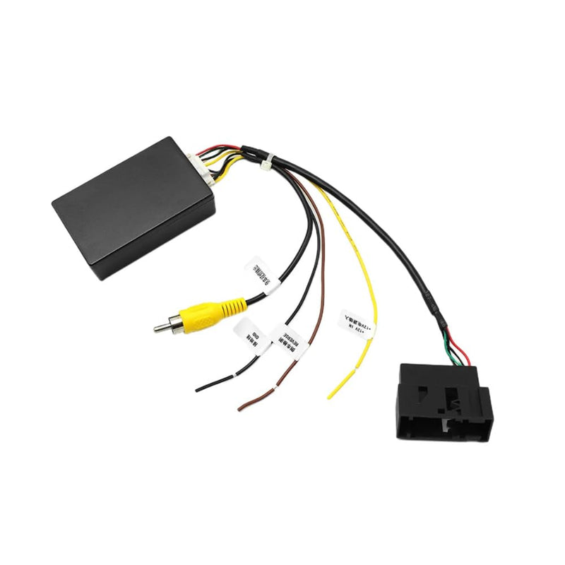 26Pin RGB to CVBS (RCA) AV Signal Reverse Camera Adapter Decoder Can Box Compatible for VW Passat CC Tiguan Golf Skoda w/Original OEM RGB Rearview Backup Camera