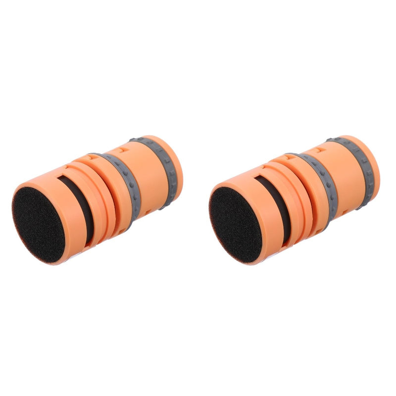Vaguelly Mic Supplies 2pcs Dynamic Microphone DIY Microphone Accessory Microphone Capsule Noise canceling Microphone for Mic Cardioid Mic Mic Core Hand Microphone abs Noise Reduction 3.1X5.7CMx2pcs Orangex2pcs
