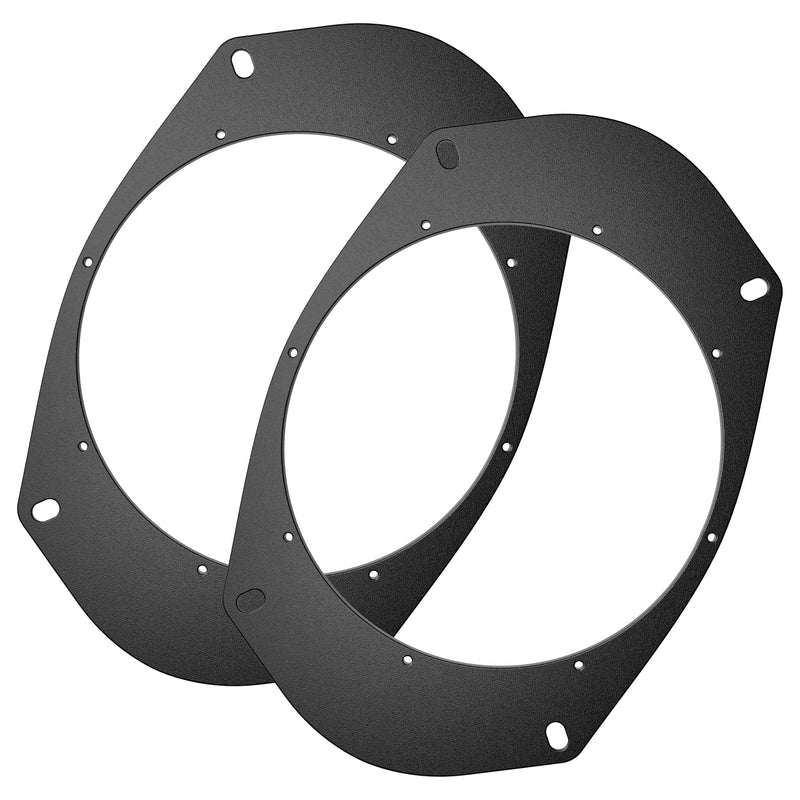 6X9 to 6.5 inch Door Speaker Adapter for Select 1994-2014 Chrysler/Jeep/Dodge Vehicle Rear/Front Speaker, 6.5 inch Aftermarket Speaker Spacer Ring Installation Plate Converter, 1 Pair