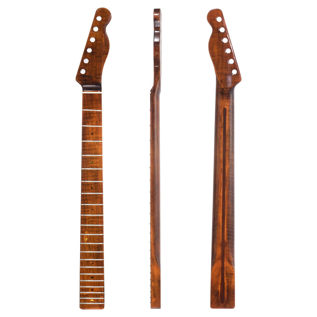 MECCANIXITY Electric Guitar Necks 21 Fret Radius 9.5" Maple Guitar Neck Replacement for TL Guitar Neck