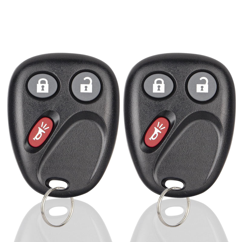 [AUSTRALIA] - Keyless Entry Car Key Fob Replacement for 2003-2007 Chevy Chevrolet Silverado Tahoe Avalanche Equinox SSR Suburban/GMC Sierra Yukon/Cadillac Escalade/Hummer H2 for LHJ011 (2 Pack) 