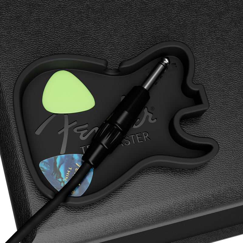 [AUSTRALIA] - Cable Cup Fender® Pick & Cable Holder | Adhesive-Free Amp-Top or Tabletop Tray Using Microsuction Technology | Tele® Body Shape Tele Body 