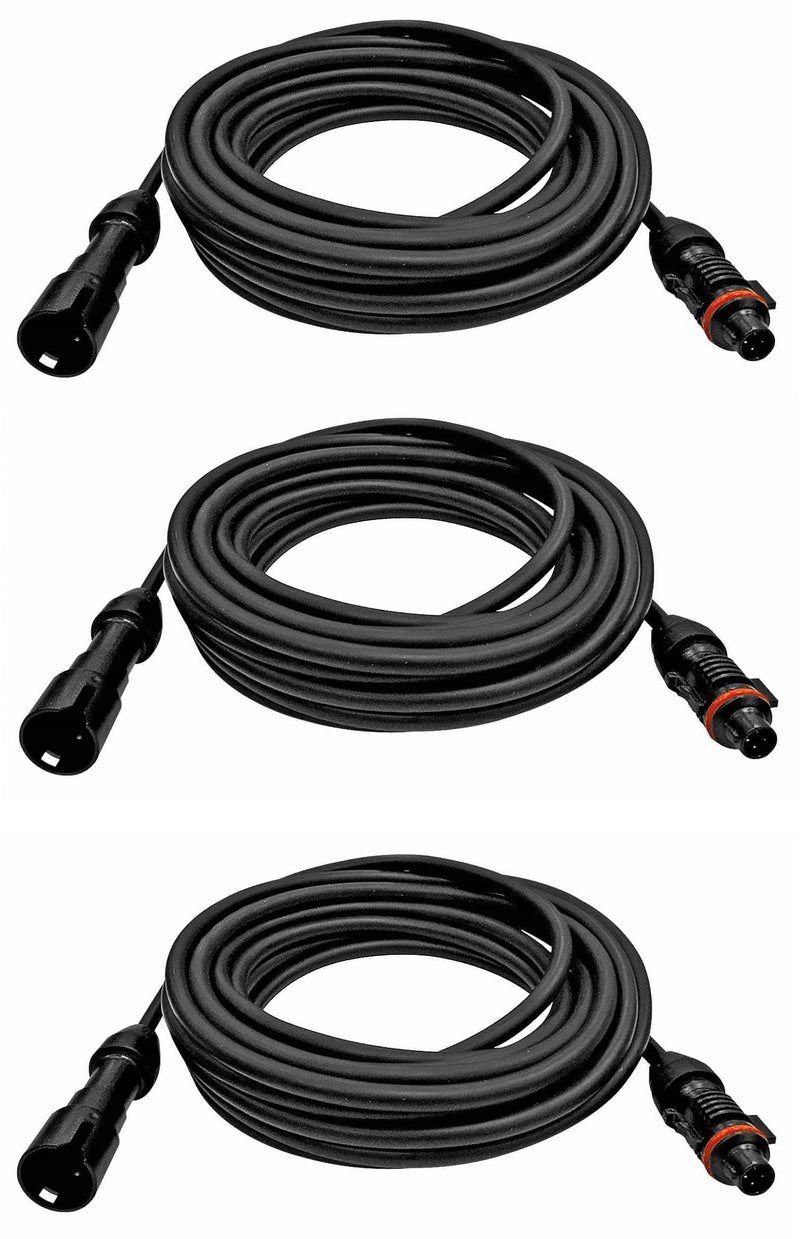 Voyager CEC15 Rear View LCD Monitor Extension Cables, 15ft Long, Connects a Voyager LCD Observation Monitor with a Voyager Side or Rear Camera (Pack of 3) Pack of 3