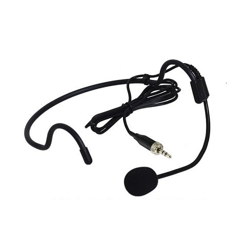 Replacement Headset Microphone for Sennheiser SK 100 G4 Wireless Bodypack Transmitter, Unidirectional, Black
