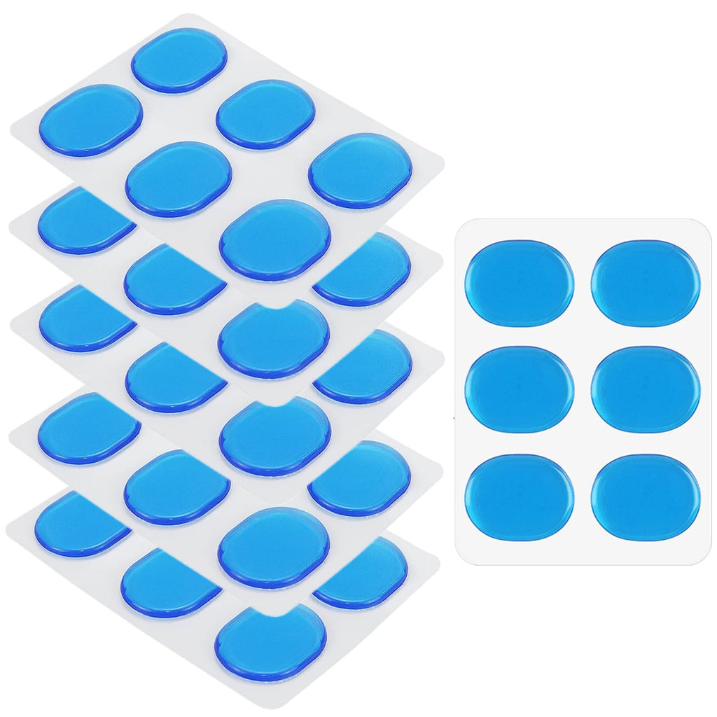 Miwayer 30 Pcs Drum Dampeners Gel Pads Multicolored Soft Quality Silicone Damper Pads Drum Silencers Mute Pads for Drums Cymbals Tone Control (Blue 30 Pcs) Blue 30 Pcs