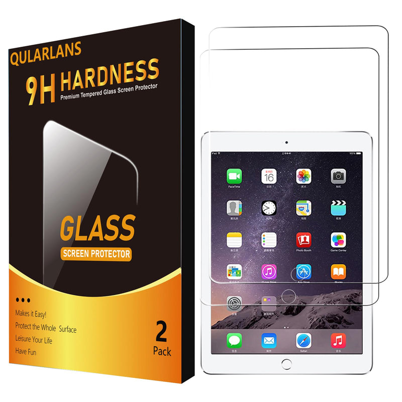 2 Pack Screen Protector Compatible with iPad 6th 5th Generation 9.7 Inch (Model A1822/A1823/A1893/A1954), Tempered Glass Film Guard