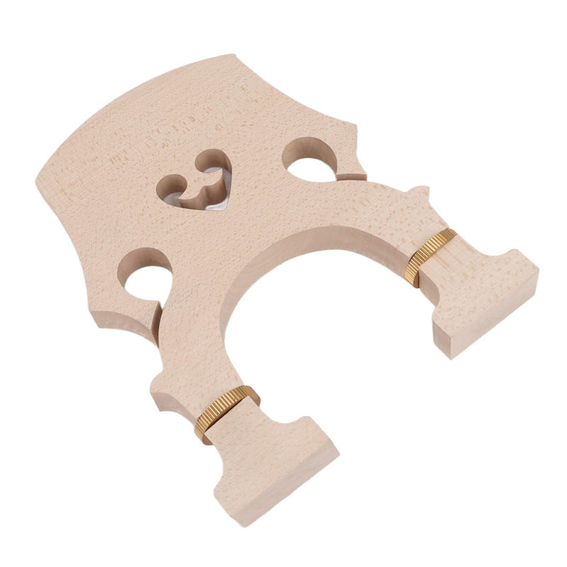 Violin Bridge 3/4, Adjustable Upright Brass Screw Double Bass Bridge for Replacement Enhance Performance Perfectly Match Original