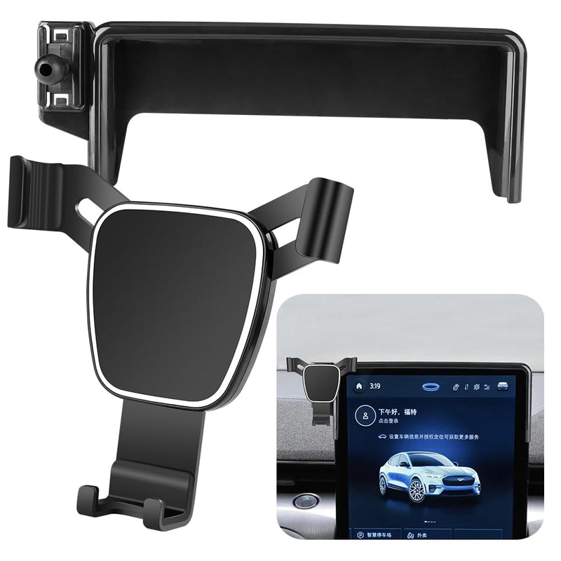 Car Phone Holder for Ford Mustang Mach-E 2021 2022 2023 2024 2025 2026 Mach E Auto Accessories Navigation Bracket Interior Decoration Mobile Cell Mount case