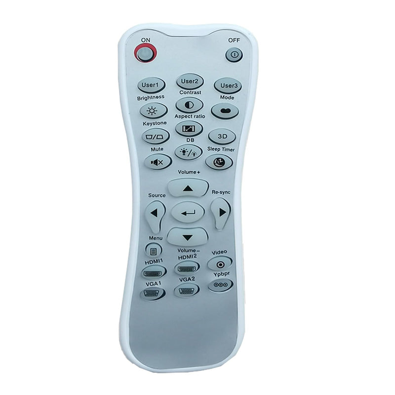 Replacement Remote Compatible with OPTOMA 4K550, 4K400x, CinemaX D2, DH351, HD141X, HD27, EH200ST, GT1080, W400LVe, UHD65-W, UHD65, UHD60, UHD50X, S336 Projector Tpye2