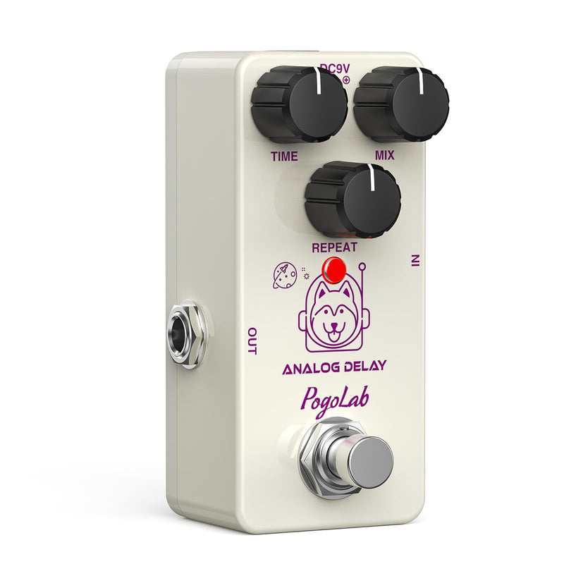 Delay Pedal, Delay Pedals for Electric Guitar, Analog Delay Guitar Pedal, DC 9V True Bypass, Mini Delay Pedal