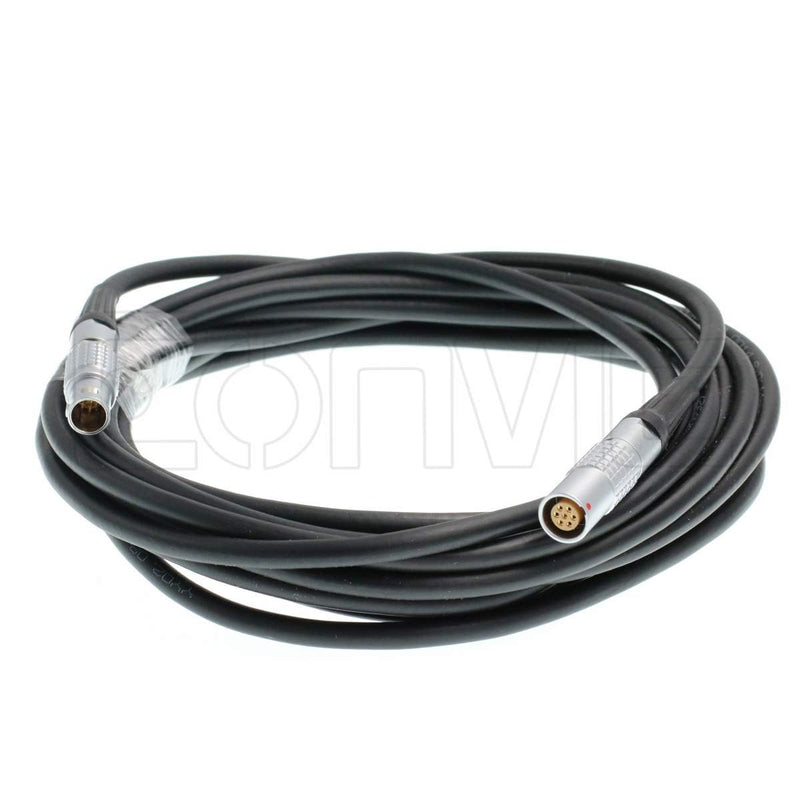 Eonvic 1B PHG 7 Pin Female to FGG 7 Pin Male Microphone Preamplifier Extension Cable for Norsonic Equipment (10 Meter) 10 Meter