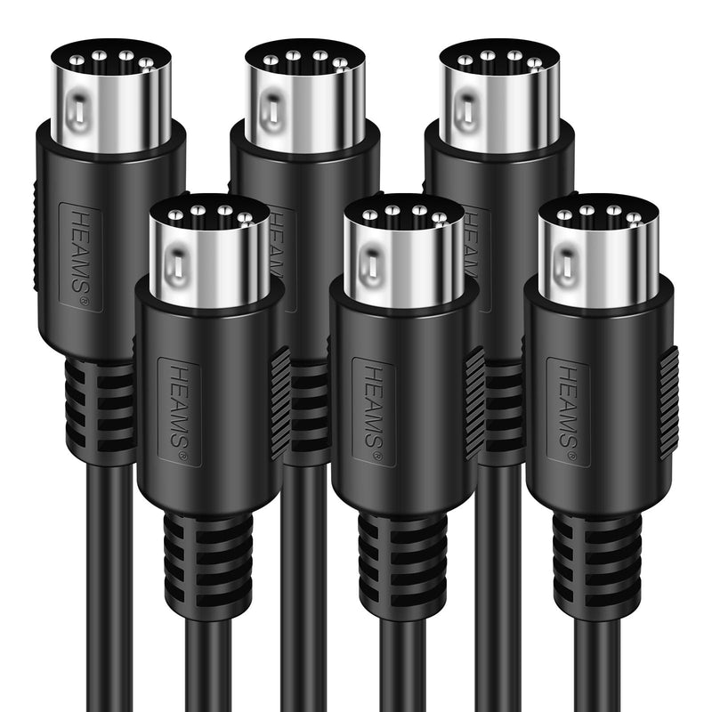 [AUSTRALIA] - 3 Pack Premium 3FT MIDI Cable, Stable & Fast Transmission and Long-lasting MIDI Cables, Male to Male 5-Pin MIDI Cable for MIDI Keyboard, Electronic Piano, Electronic Drum 3 Pack 