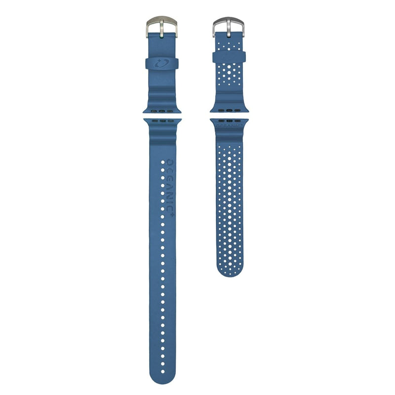 Oceanic+ band for the Apple Watch Ultra and Ultra 2 | Includes 2 bands - one for dive use and one for daily wear | 45mm | Comfortable silicone material Blue