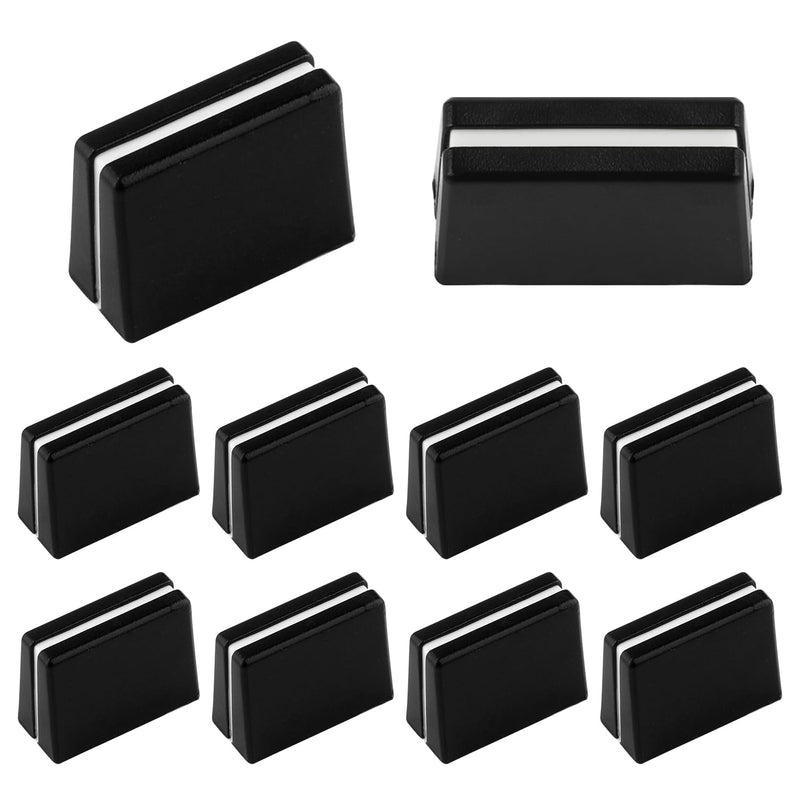 10pcs Fader Caps, Fader Caps Mixer Slider Fader Knobs for Pioneer DJM350, 400, 500, 700, 750, 800, 850, 900NEXUS, 900SRT, 900NXS2, 2000, 2000nexus Easy to Install (Black)