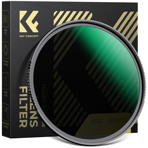 K&F CONCEPT 37mm ND1000 (10-Stop Fixed Neutral Density Filter) Lens Filter