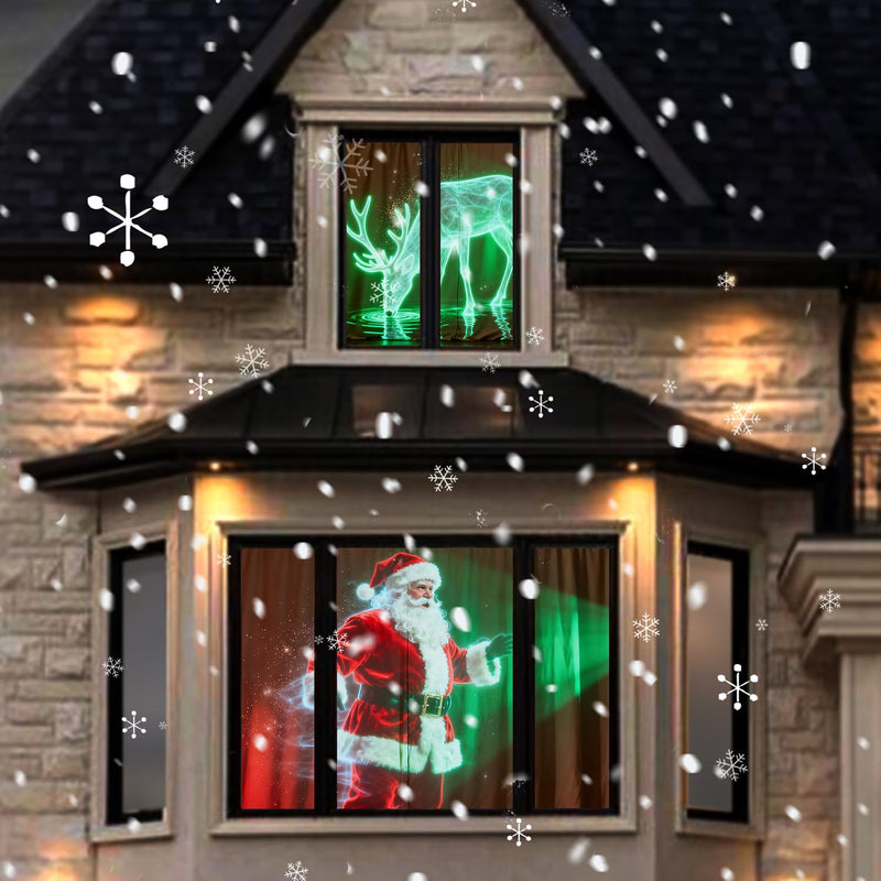 [AUSTRALIA] - 50" x 89" Holographic Rear Projection Screen, with Mounting Foldable and Portable Anti Crease Indoor Projection Double Sided Video Projector Screen, for Projecting Halloween Videos, Film Night 100 Inch 
