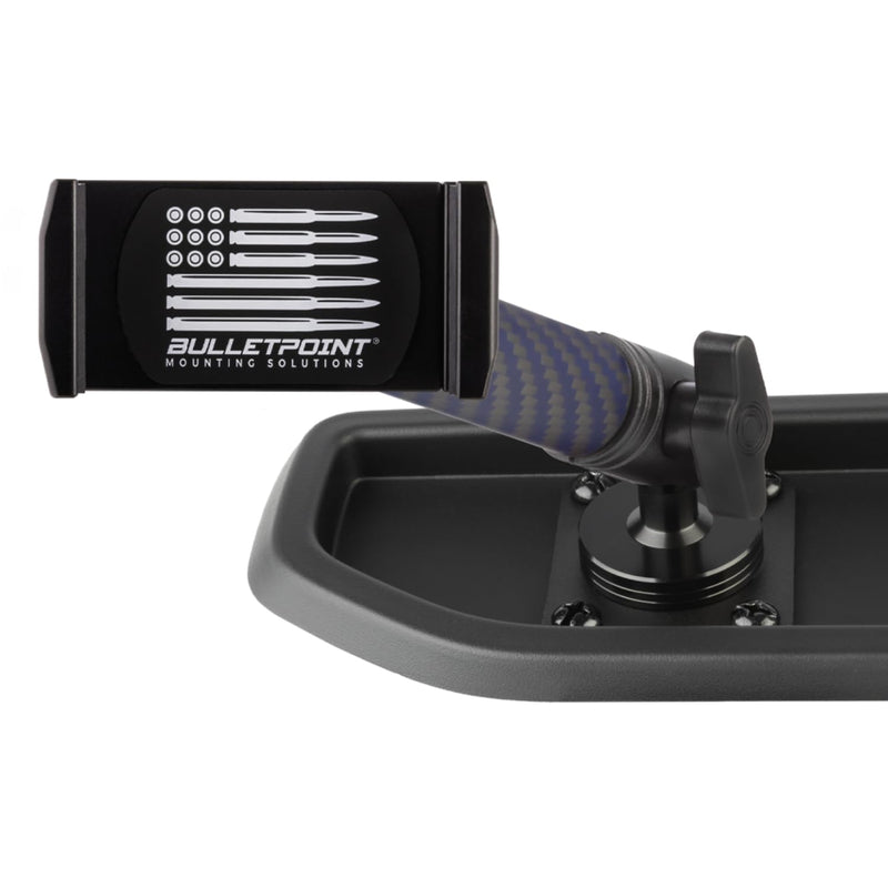 Bulletpoint Dash Mount Cell Phone Holder Compatible with 2024+ Jeep Wrangler JL & Jeep Wrangler 4xe Single Ball Mount Compatible with iPhone Android Smartphone