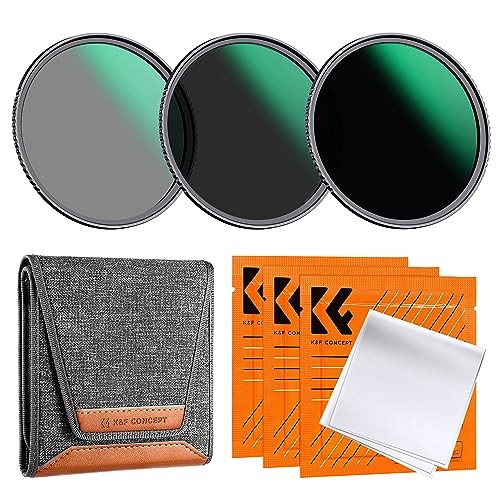 K&F CONCEPT 67mm ND8 ND64 ND1000 ND Lens Filters Kit