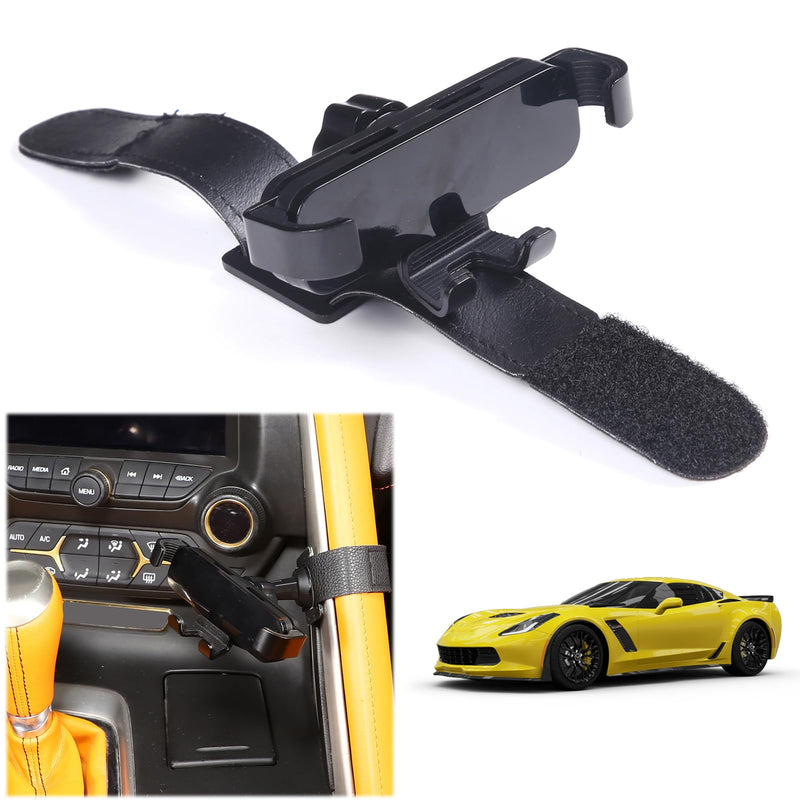 Phone Mount for Car, Dashboard Mount Compatible with Chevrolet Corvette C7 2014-2019 Center Console Handsfree Car Phone Holder, Telescopic Arm Holder, 1 Pack