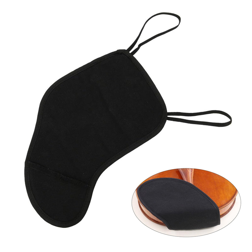 Comfortable 4/4-3/4 Violin Chin Shoulder Rest Pad, Pure Cotton Violin Support Pad Accessory for Enhanced Playing Experience