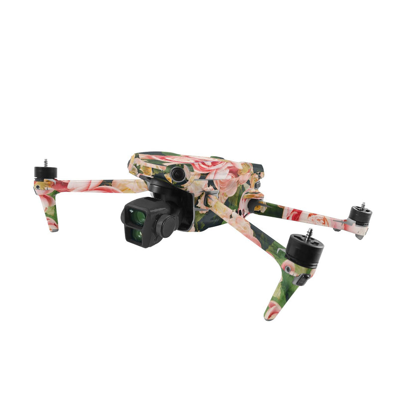 MightySkins Skin Compatible with DJI Air 3 - Faded Roses | Protective, Durable, and Unique Vinyl Decal wrap Cover | Easy to Apply, Remove, and Change Styles