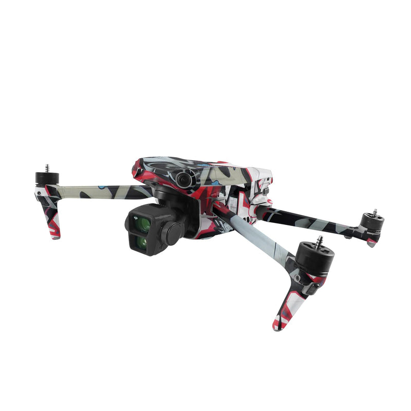MightySkins Skin Compatible with DJI Air 3 - Graffiti Mash Up | Protective, Durable, and Unique Vinyl Decal wrap Cover | Easy to Apply, Remove, and Change Style