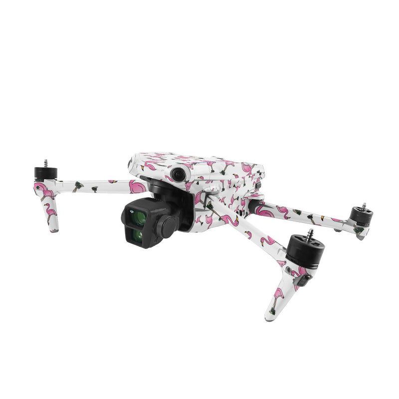 MightySkins Skin Compatible with DJI Air 3 - Cool Flamingo | Protective, Durable, and Unique Vinyl Decal wrap Cover | Easy to Apply, Remove, and Change Styles