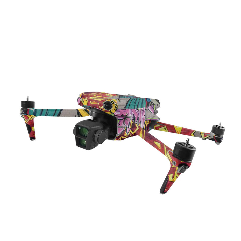 MightySkins Skin Compatible with DJI Air 3 - Graffiti Wild Styles | Protective, Durable, and Unique Vinyl Decal wrap Cover | Easy to Apply