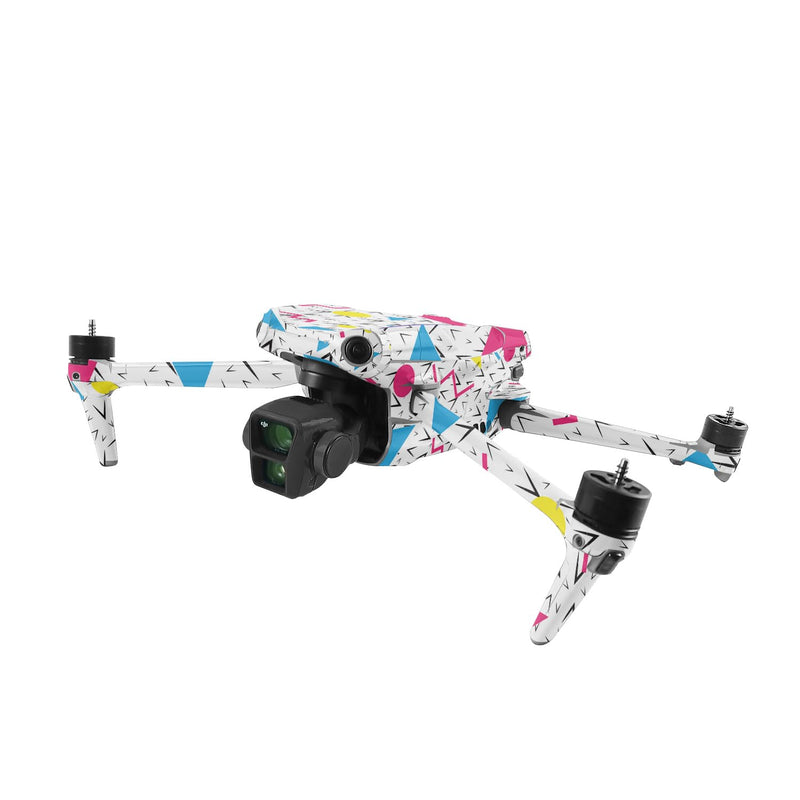 MightySkins Skin Compatible with DJI Air 3-90s Fun | Protective, Durable, and Unique Vinyl Decal wrap Cover | Easy to Apply, Remove, and Change Styles