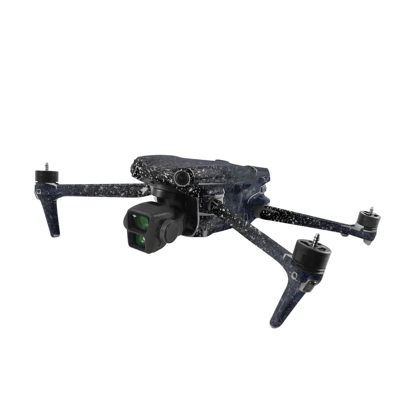 MightySkins Skin Compatible with DJI Air 3 - Dark Shimmer Marble | Protective, Durable, and Unique Vinyl Decal wrap Cover | Easy to Apply
