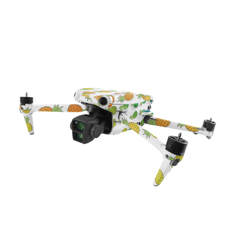 MightySkins Skin Compatible with DJI Air 3 - Rainbow Pineapples | Protective, Durable, and Unique Vinyl Decal wrap Cover | Easy to Apply