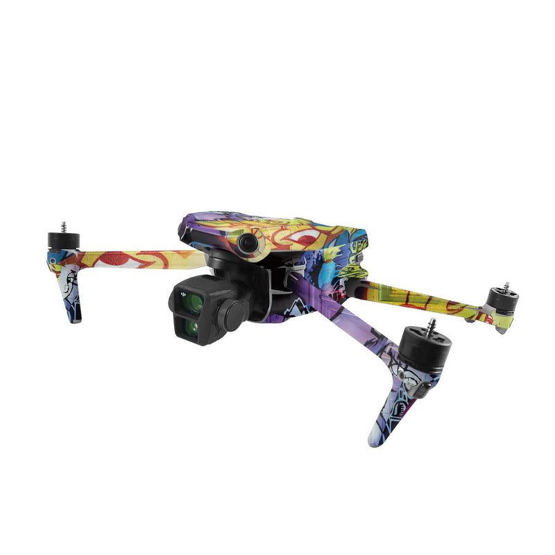 MightySkins Skin Compatible with DJI Air 3 - Midnight Mischief | Protective, Durable, and Unique Vinyl Decal wrap Cover | Easy to Apply