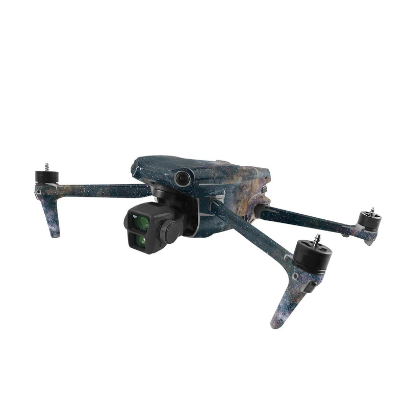 MightySkins Skin Compatible with DJI Air 3 - Galactic Landscape | Protective, Durable, and Unique Vinyl Decal wrap Cover | Easy to Apply
