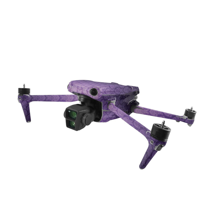 MightySkins Skin Compatible with DJI Air 3 - Antique Purple | Protective, Durable, and Unique Vinyl Decal wrap Cover | Easy to Apply, Remove, and Change Styles