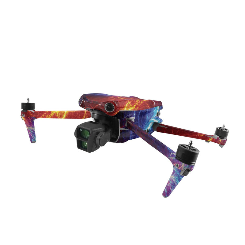 MightySkins Skin Compatible with DJI Air 3 - Color Lightning | Protective, Durable, and Unique Vinyl Decal wrap Cover | Easy to Apply, Remove, and Change Styles