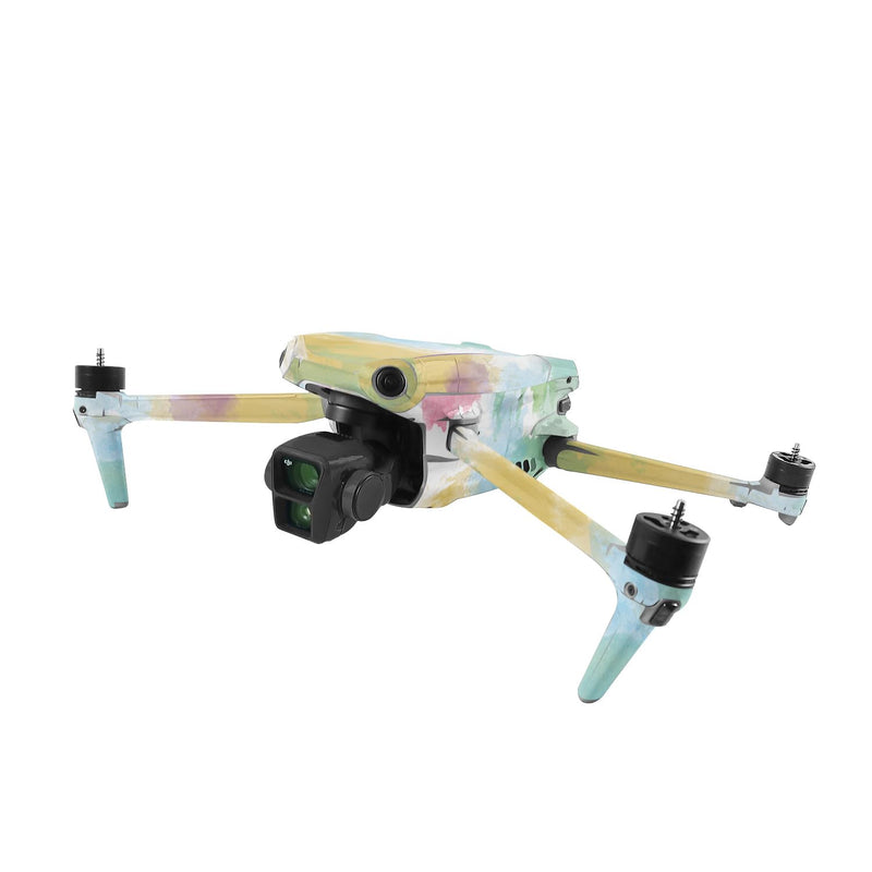 MightySkins Skin Compatible with DJI Air 3 - Watercolor White | Protective, Durable, and Unique Vinyl Decal wrap Cover | Easy to Apply, Remove, and Change Style