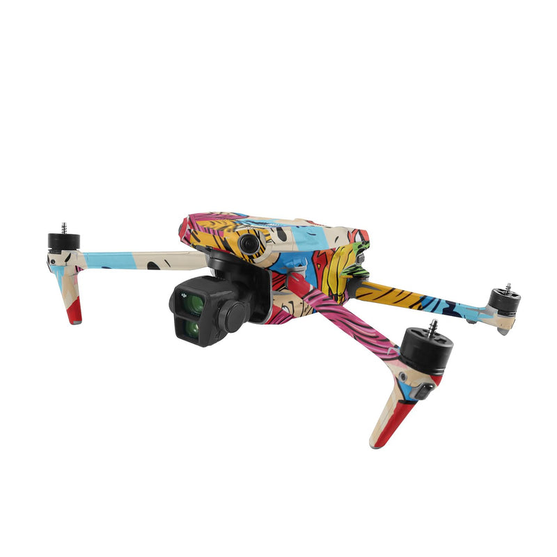 MightySkins Skin Compatible with DJI Air 3 - Cartoon Mania | Protective, Durable, and Unique Vinyl Decal wrap Cover | Easy to Apply, Remove, and Change Styles