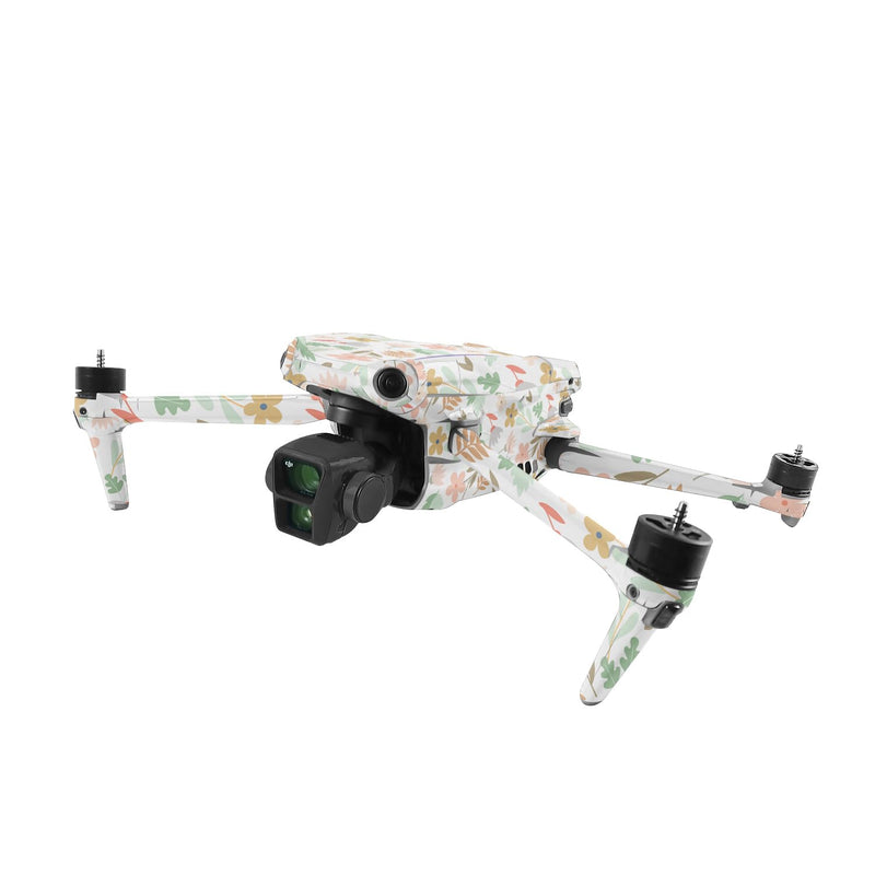 MightySkins Skin Compatible with DJI Air 3 - Neutral Flowers | Protective, Durable, and Unique Vinyl Decal wrap Cover | Easy to Apply, Remove, and Change Styles